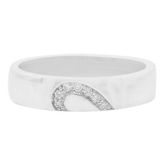 Anello in argento con Diamante I1 (I) 