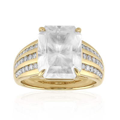 Anello in oro con Cerussite dalla Namibia (de Melo)