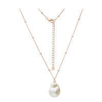 Collana in argento con Perla di Acqua Dolce
