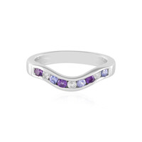 Anello in argento con Tanzanite