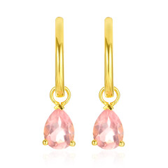 Orecchini in argento con Quarzo Rosa
