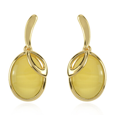 Orecchini in argento con Ambra Baltica (dagen)
