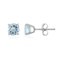 Orecchini in argento con Topazio Blu Cielo