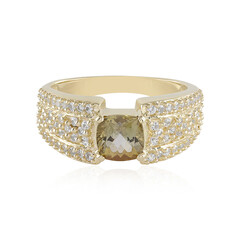 Anello in oro con Tanzanite Gialla (non riscaldata) (Adela Gold)