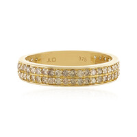 Anello in oro con Diamante Cioccolato I1