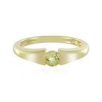 Anello in argento con Quarzo Ouro Verde