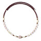Collana rigida in acciaio con Perla d'Acqua Dolce Pesca (Riya)