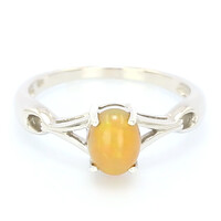 Anello in argento con Opale Indonesiano