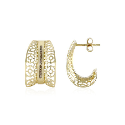 Orecchini in oro con Diamante Cioccolato I1 (Ornaments by de Melo)