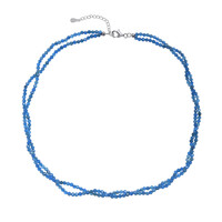 Collana in argento con Apatite Blu