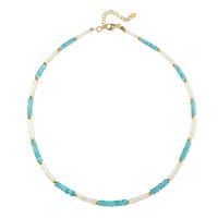 Collana in argento con Apatite Blu