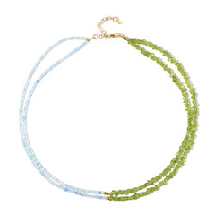 Collana in argento con Peridoto