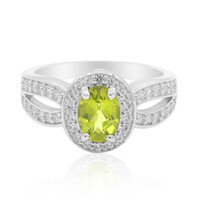 Anello in argento con Peridoto