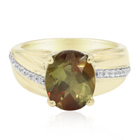 Anello in oro con Andalusite