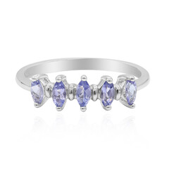 Anello in argento con Tanzanite