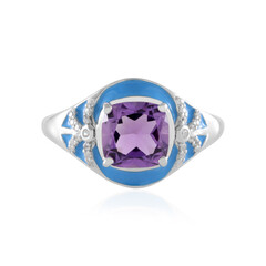 Anello in argento con Ametista