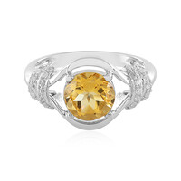 Anello in argento con Citrino