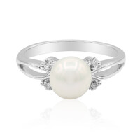 Anello in argento con Perla di Acqua Dolce