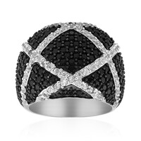 Anello in argento con Spinello Nero
