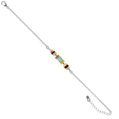Bracciale in argento con Turchese