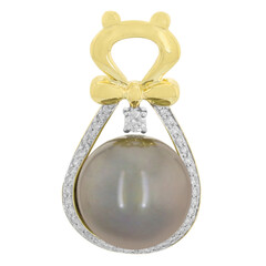 Ciondolo in oro con Perla Tahitiana