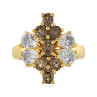 Anello in argento con Topazio Bianco