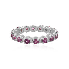 Anello in argento con Rodolite
