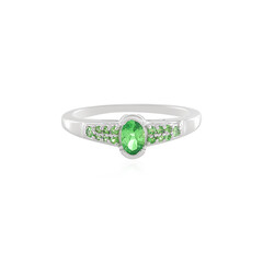 Anello in argento con Tsavorite