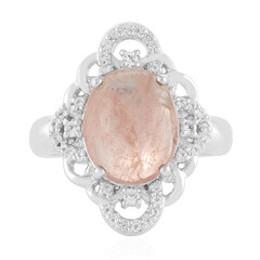 Anello in argento con Morganite