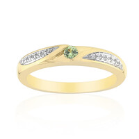 Anello in oro con Demantoide del Madagascar (John Ferry)