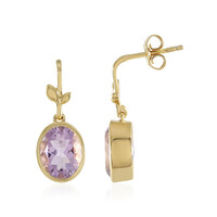 Orecchini in argento con Ametista Rose de France