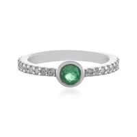 Anello in argento con Smeraldo Russo