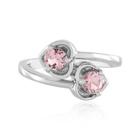 Anello in argento con Tormalina Rosa Nigeriana