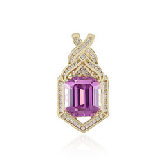 Ciondolo in oro con Kunzite Patroke (de Melo)