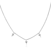 Collana in oro con Diamante VS1 (F) (de Melo)