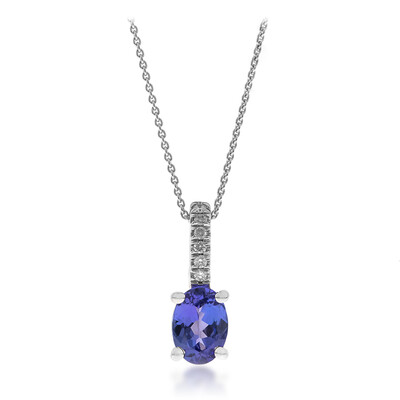 Collana in oro con Tanzanite