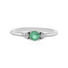 Anello in argento con Smeraldo Etiope