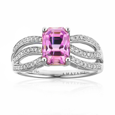 Anello in oro con Diasporo Rosa (AMAYANI)
