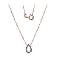 Collana in argento con Ametista Rose de France
