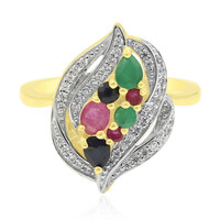 Anello in argento con Rubino Mozambico