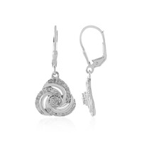 Orecchini in argento con Diamante I3 (H)