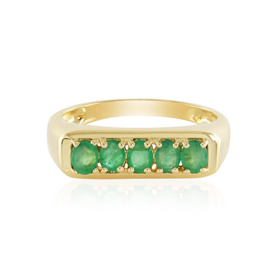 Anello in argento con Smeraldo Socoto