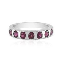 Anello in argento con Rodolite