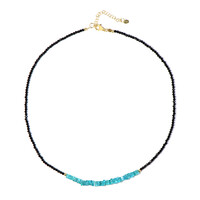Collana in argento con Apatite Blu