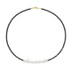 Collana in argento con Quarzo Bianco