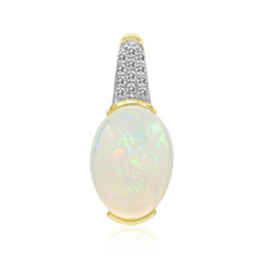 Ciondolo in oro con Opale di Welo (Adela Gold)