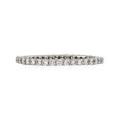 Anello in platino con Diamante Flawless (F) (LUCENT DIAMONDS)