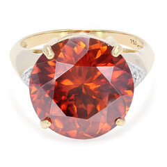 Anello in oro con Sfalerite
