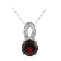 Collana in argento con Granato d’India