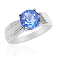 Anello in argento con Fluorite Cangiante